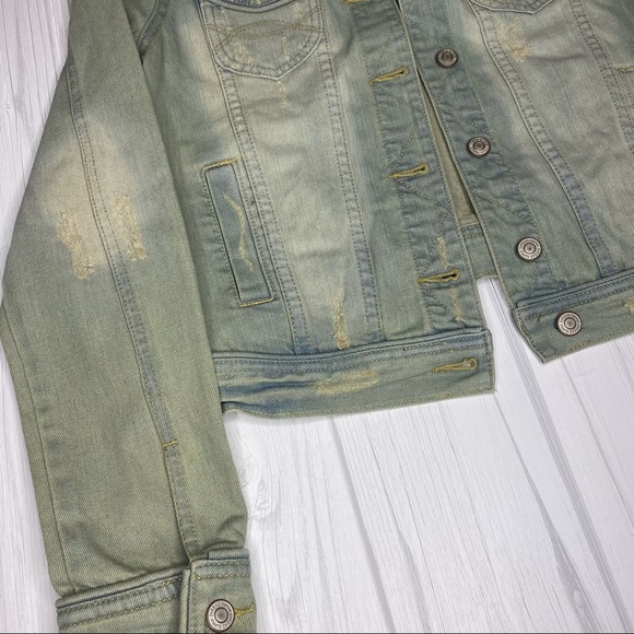 Thread & Supply distressed‎ jean jacket - Picture 4 of 9
